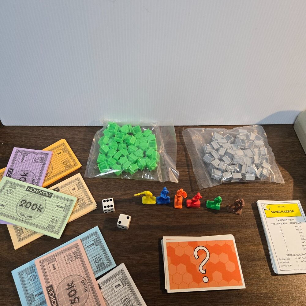 Hasbro U Build Monopoly Parker Brothers Replacement Pieces